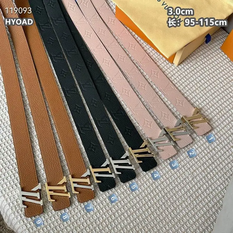 LV Belt 30mmX95-115cm 8L13